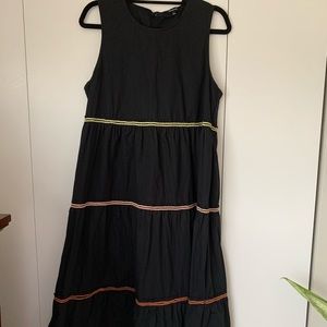 Madewell Tiered Midi Dress